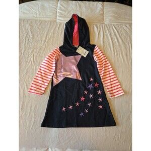 Vikita Hoodie Girl's Size 4-5 Pink/Navy Blue w/ Stars NWT New